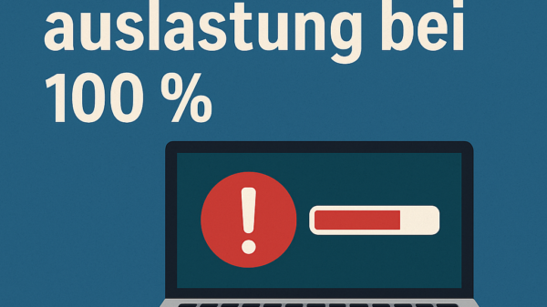 Windows 10 bei 100% Datenträger-Auslastung